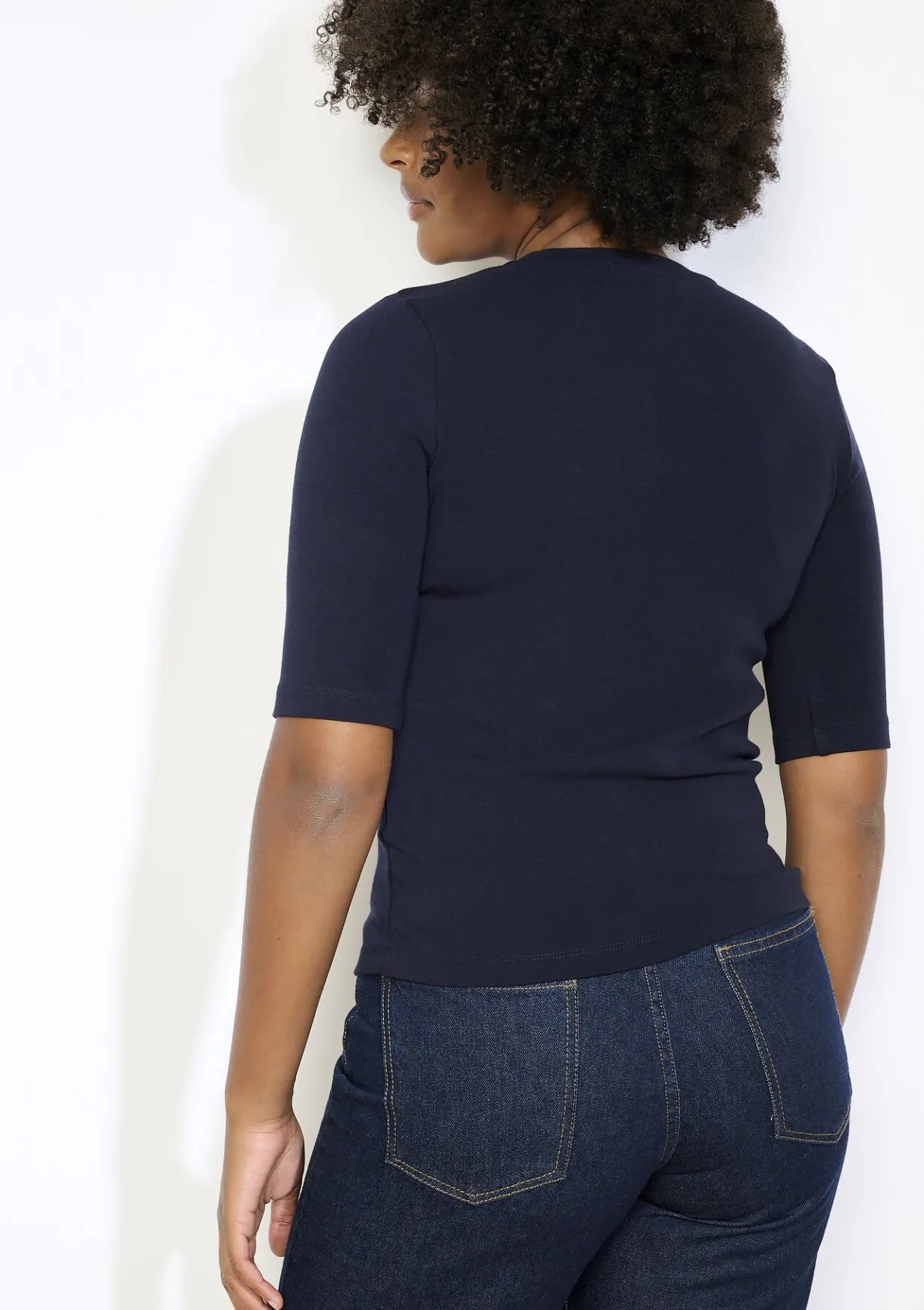 LolaLiza Aansluitend geribbeld t-shirt- Tops En T-Shirts