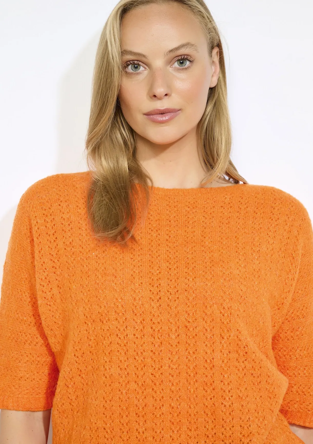 LolaLiza Ajourtrui met korte mouwen- Truien En Cardigans