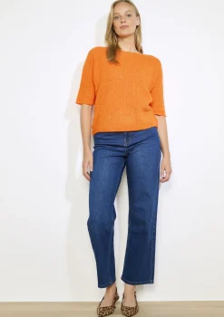 LolaLiza Ajourtrui met korte mouwen- Truien En Cardigans