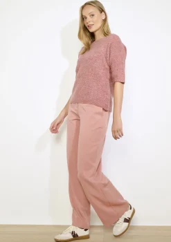 LolaLiza Ajourtrui met korte mouwen- Truien En Cardigans