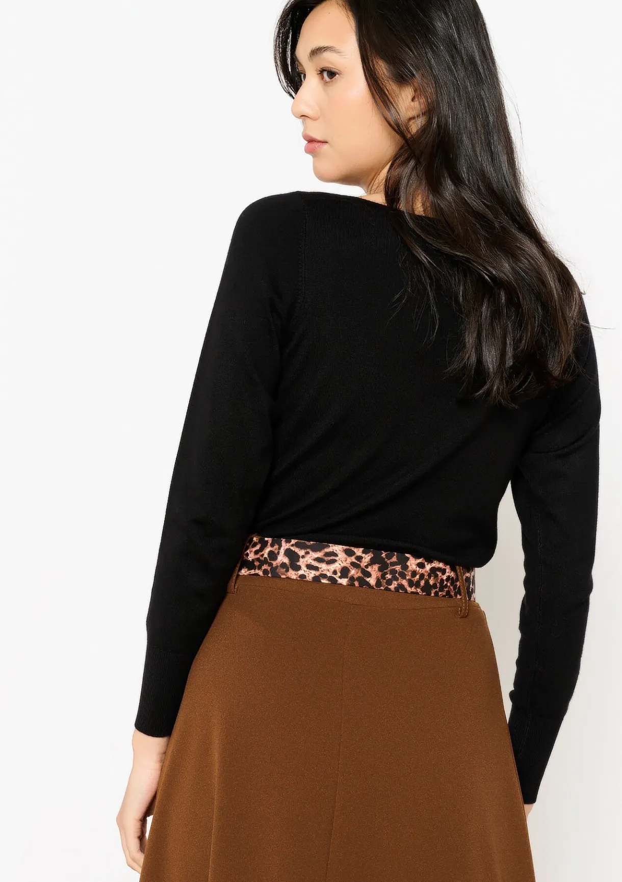 LolaLiza Basic trui met boothals- Truien En Cardigans