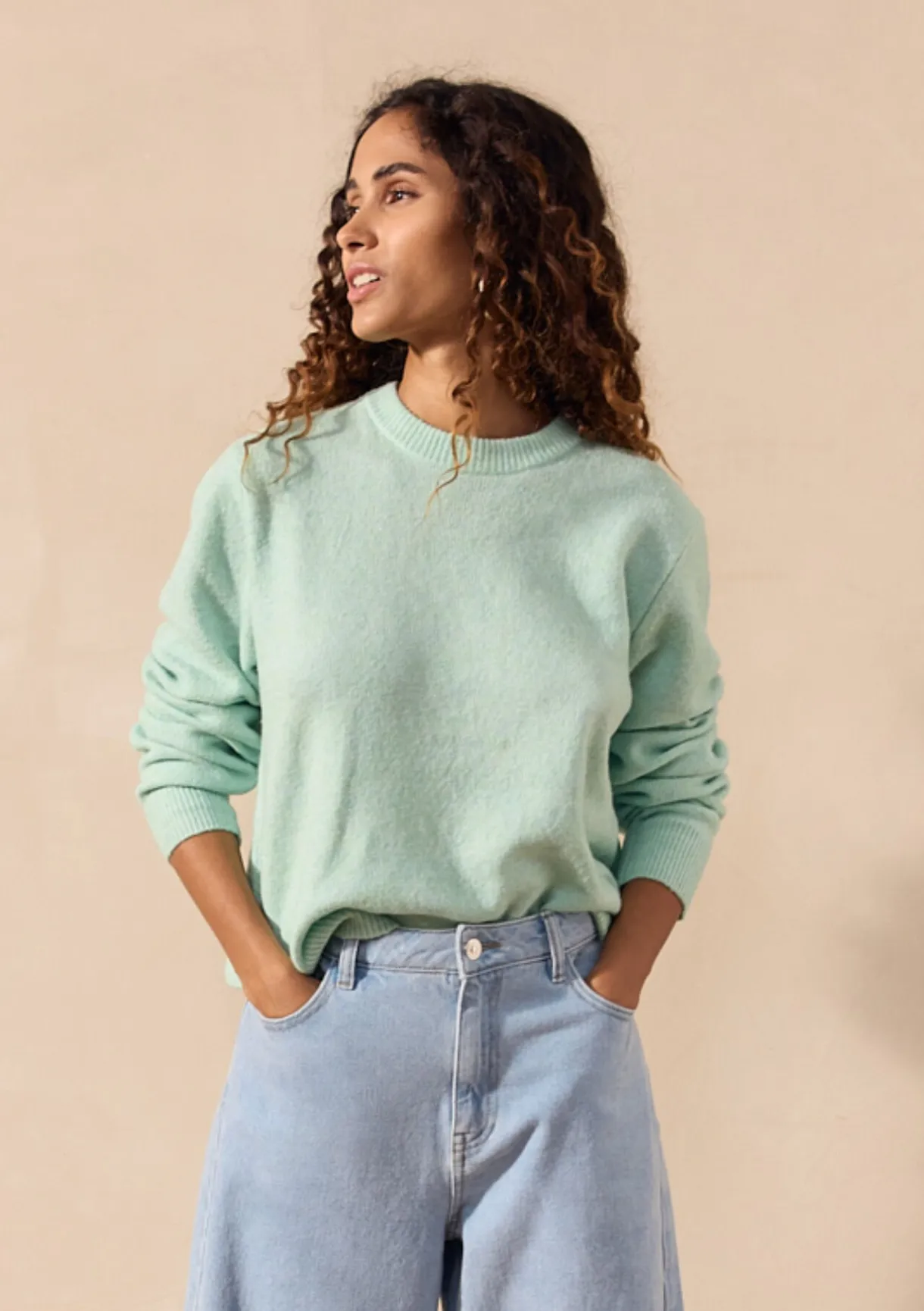 LolaLiza Basic trui met korte hals- Truien En Cardigans