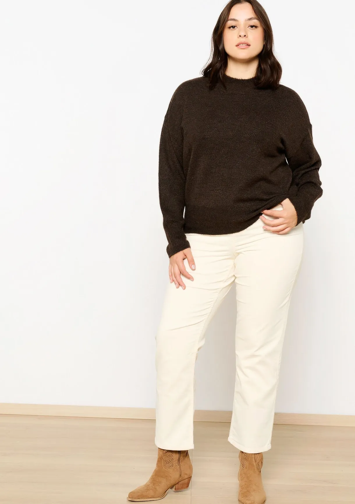 LolaLiza Basic trui met ronde hals- Truien En Cardigans