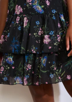 LolaLiza Bloemen overslagjurk- Jurken