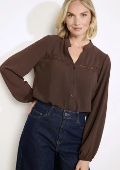 LolaLiza Blouse met haakdetails- Blouses En Hemden