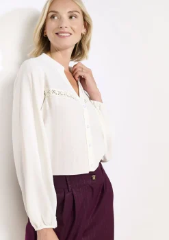 LolaLiza Blouse met haakdetails- Blouses En Hemden