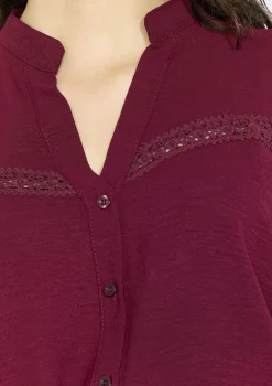 LolaLiza Blouse met haakdetails- Blouses En Hemden