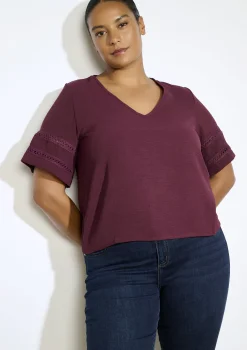 LolaLiza Blouse met opengewerkte mouwen- Blouses En Hemden