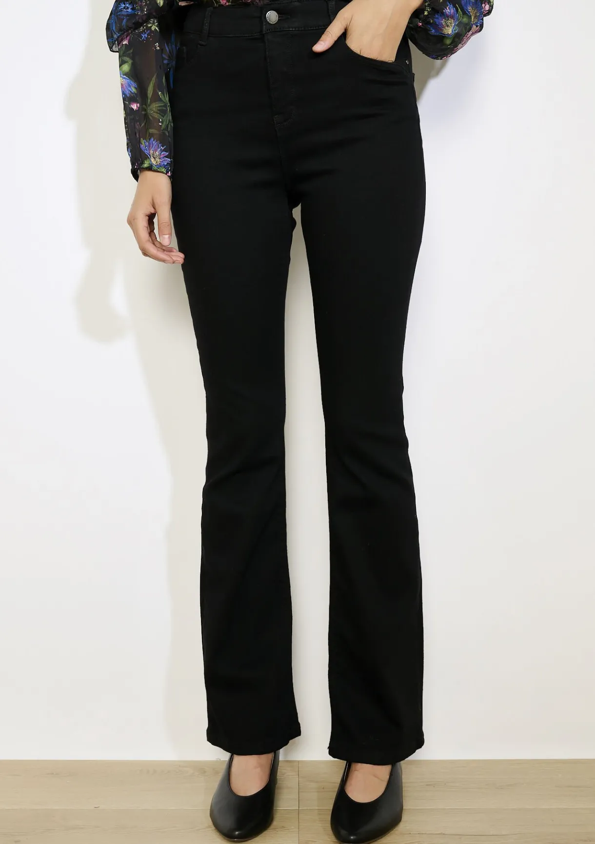 LolaLiza Bootcut jeans hoge taille- Jeans