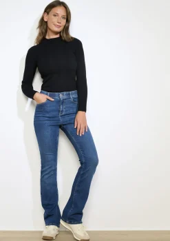 LolaLiza Bootcut jeans hoge taille- Jeans