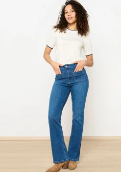 LolaLiza Bootcut jeans met hoge taille- Jeans