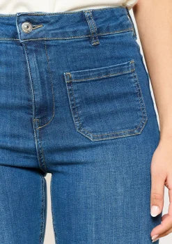 LolaLiza Bootcut jeans met hoge taille- Jeans