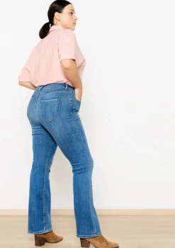 LolaLiza Bootcut jeans met hoge taille- Jeans