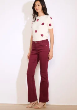 LolaLiza Bootcut jeans met hoge taille- Jeans