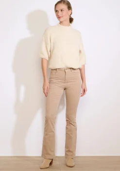 LolaLiza Bootcut ribfluwelen broek- Broeken