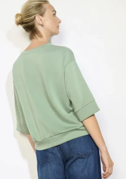 LolaLiza Boxy sweatshirt met korte mouwen- Sweats