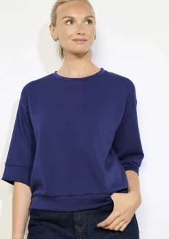 LolaLiza Boxy sweatshirt met korte mouwen- Sweats