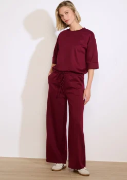 LolaLiza Boxy sweatshirt met korte mouwen- Sweats