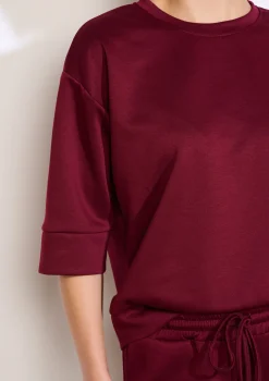 LolaLiza Boxy sweatshirt met korte mouwen- Sweats