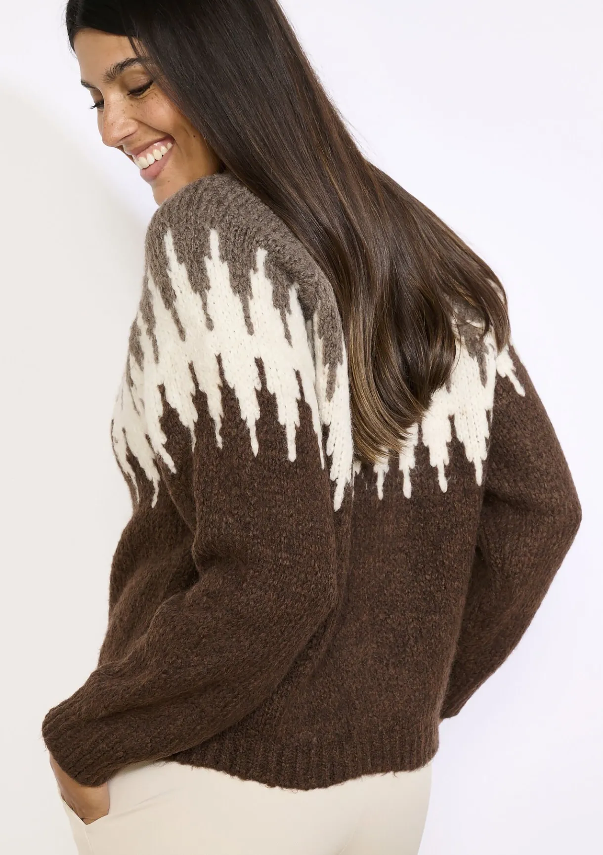 LolaLiza Cardigan met grafisch patroon- Truien En Cardigans