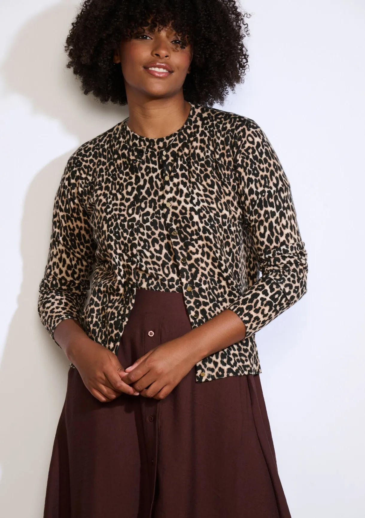 LolaLiza Cardigan met luipaardmotief- Truien En Cardigans