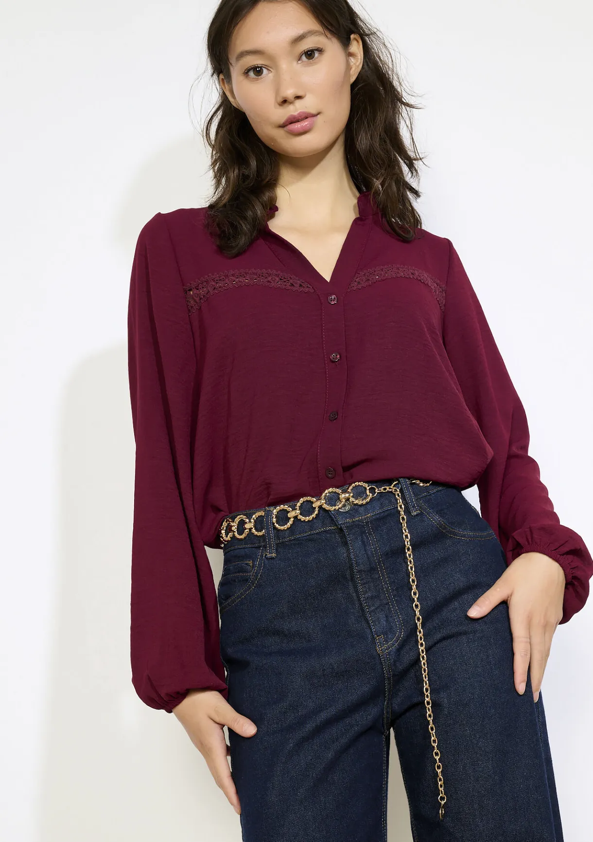 LolaLiza Ceintuur met cirkelschakels- Accessoires