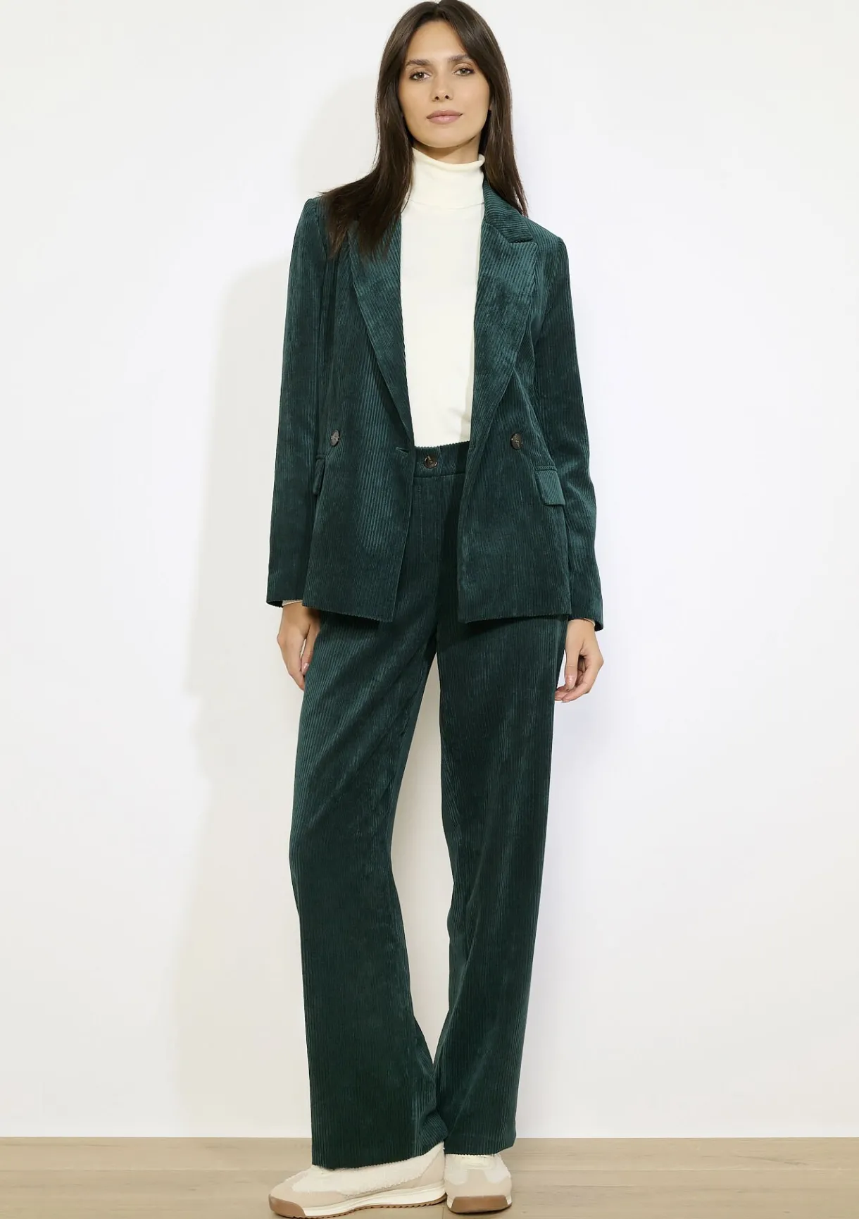 LolaLiza Corduroy broek met elastiek- Co-Ord Sets|Broeken