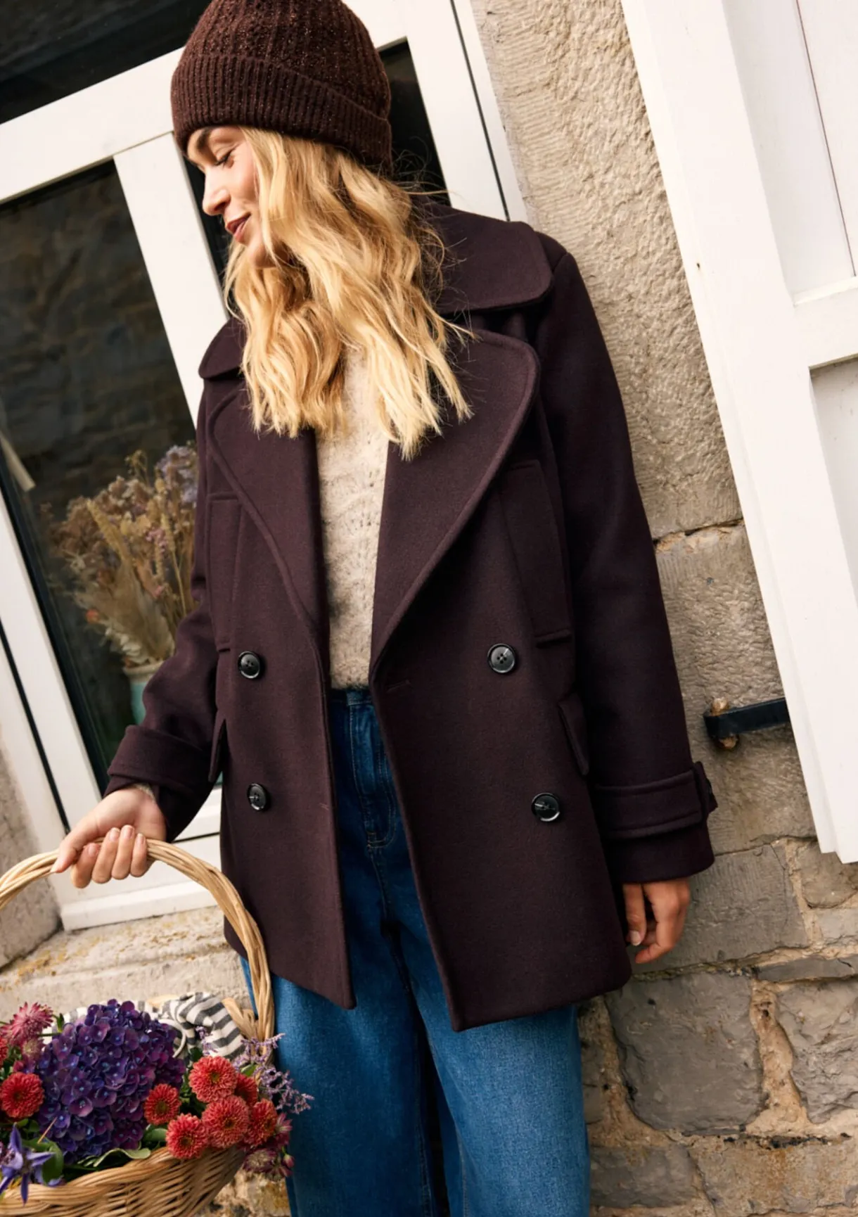 LolaLiza Double-breasted mantel- Mantels En Jassen