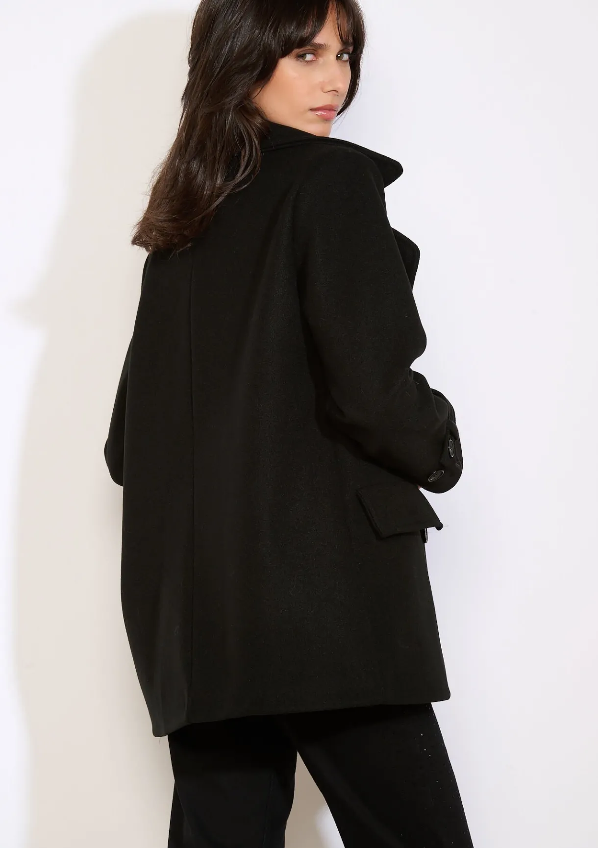 LolaLiza Double-breasted mantel- Mantels En Jassen