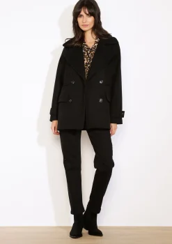 LolaLiza Double-breasted mantel- Mantels En Jassen