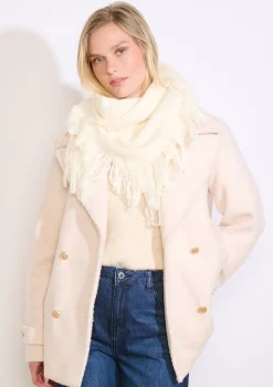 LolaLiza Driehoekige franjesjaal- Accessoires