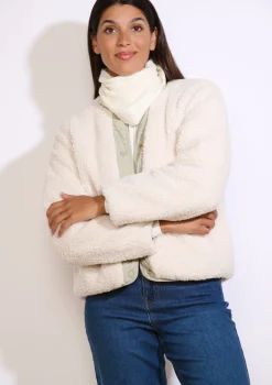 LolaLiza Driehoekige sjaal met wol en viscose- Accessoires