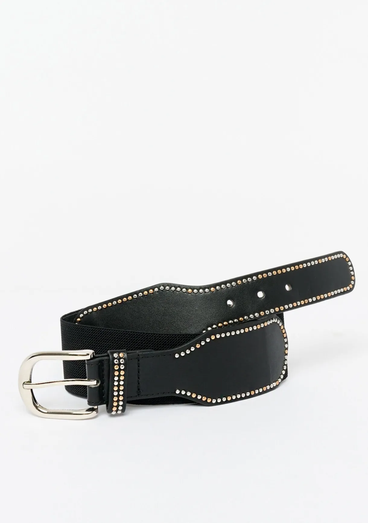 LolaLiza Elastische riem met studs- Accessoires
