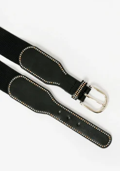 LolaLiza Elastische riem met studs- Accessoires