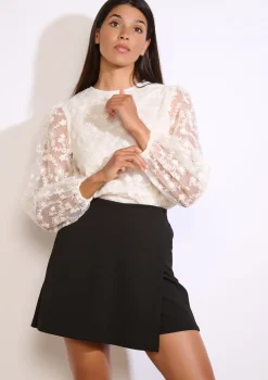 LolaLiza Elegante overslag skort- Rokken