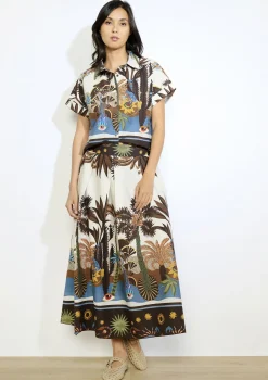 LolaLiza Elegante rok met print- Rokken|Co-Ord Sets