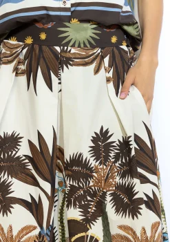 LolaLiza Elegante rok met print- Rokken|Co-Ord Sets