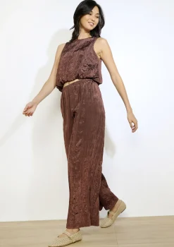 LolaLiza Elegante vloeiende broek- Co-Ord Sets|Broeken