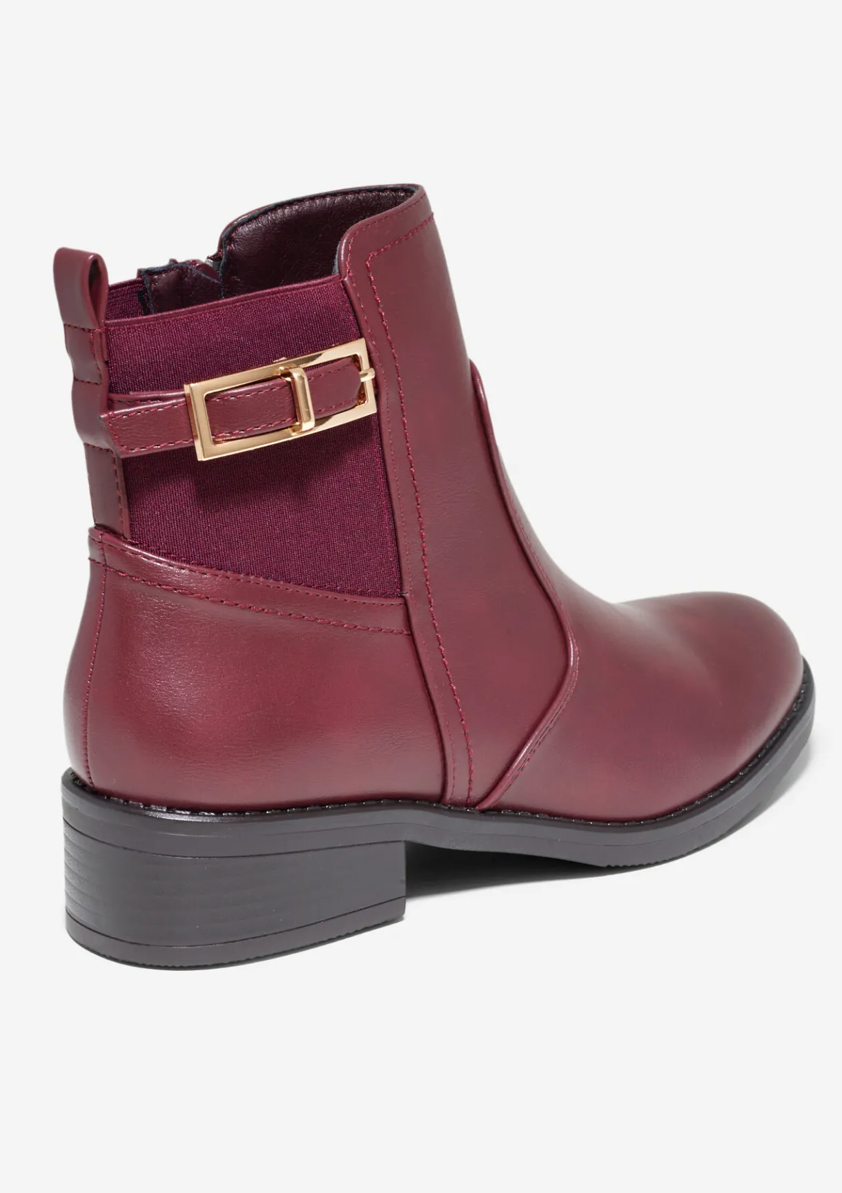 LolaLiza Enkellaarzen met gouden gesp- Schoenen