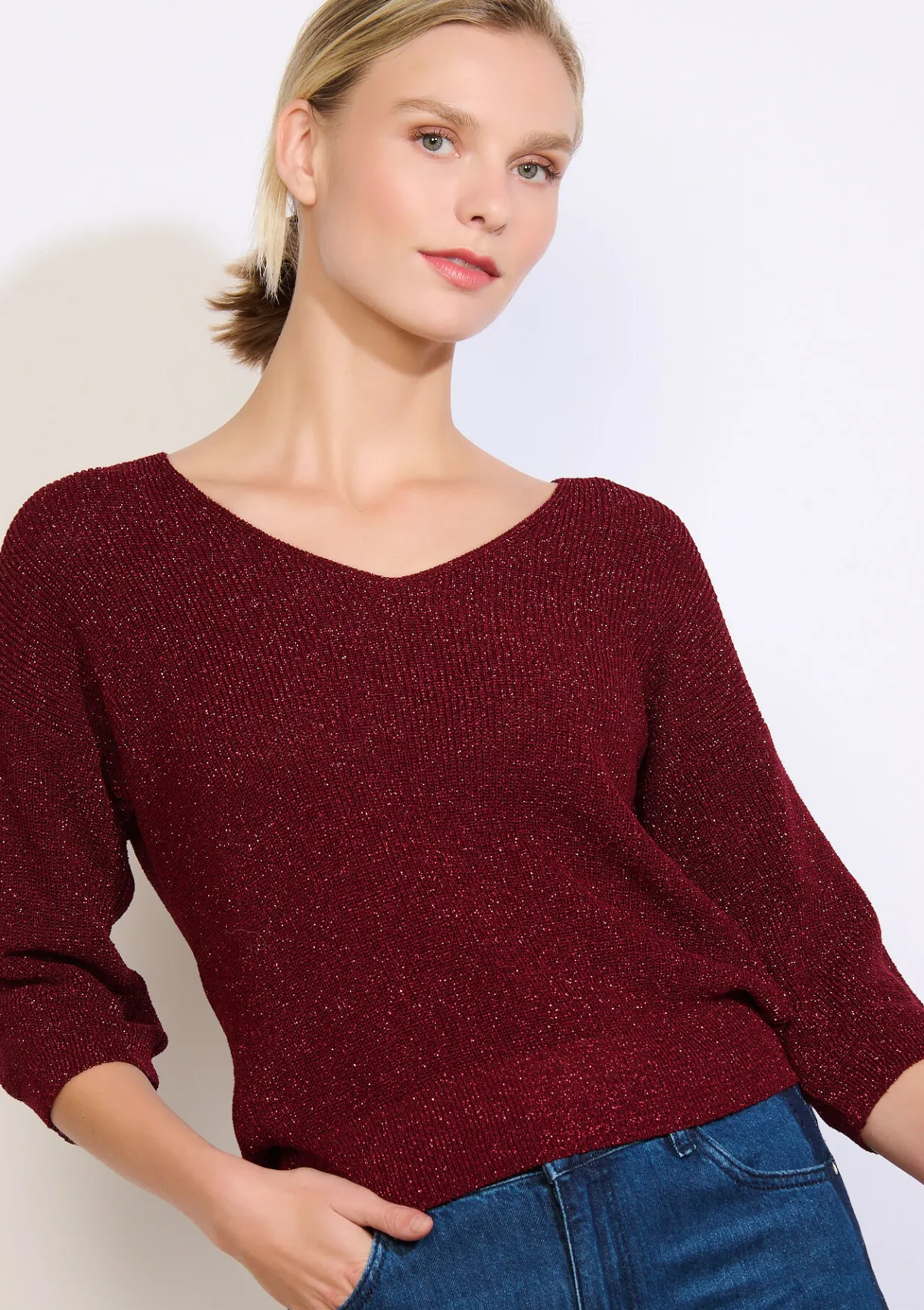 LolaLiza Fijne glittertrui- Truien En Cardigans