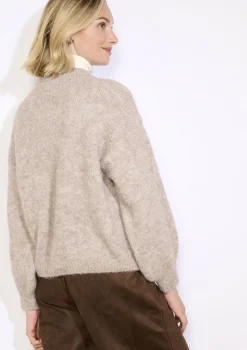 LolaLiza Fijngebreide cardigan met knopen- Truien En Cardigans