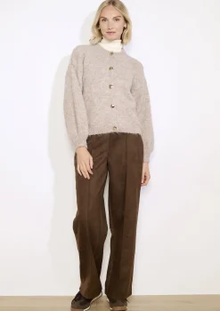 LolaLiza Fijngebreide cardigan met knopen- Truien En Cardigans