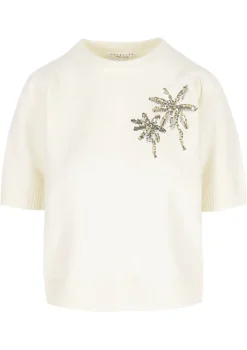 LolaLiza Fijngebreide trui met borduursel- Truien En Cardigans