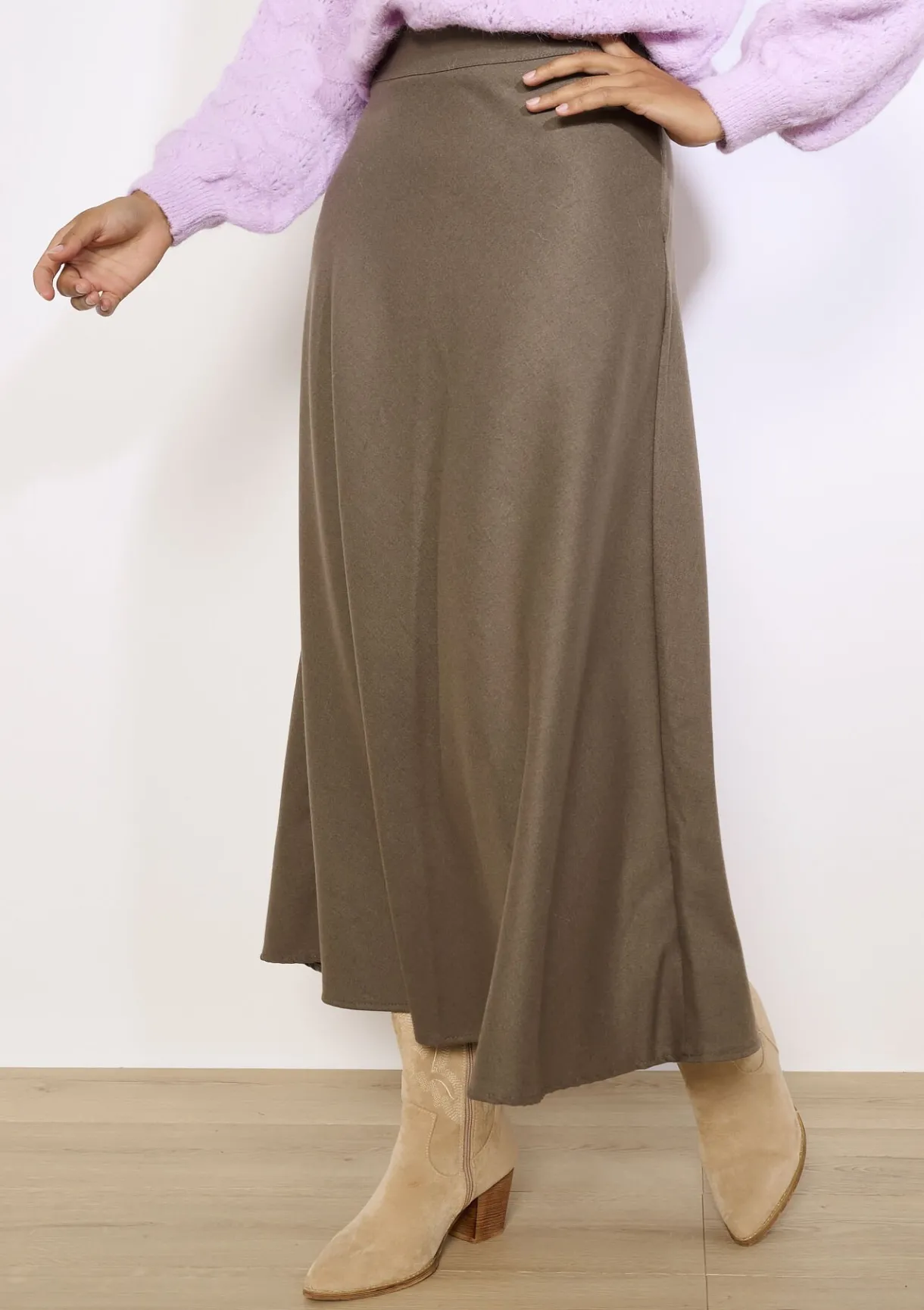 LolaLiza Flanellen maxirok- Rokken