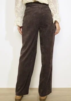 LolaLiza Flared broek in ribfluweel- Broeken