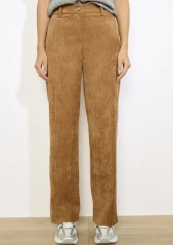 LolaLiza Flared broek in ribfluweel- Broeken