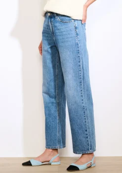 LolaLiza Flared jeans in lichte wassing- Jeans