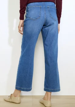 LolaLiza Flared jeans met hoge taille en zakken- Jeans