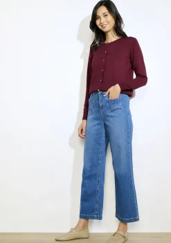 LolaLiza Flared jeans met hoge taille en zakken- Jeans