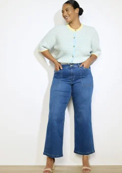 LolaLiza Flared jeans met hoge taille- Jeans